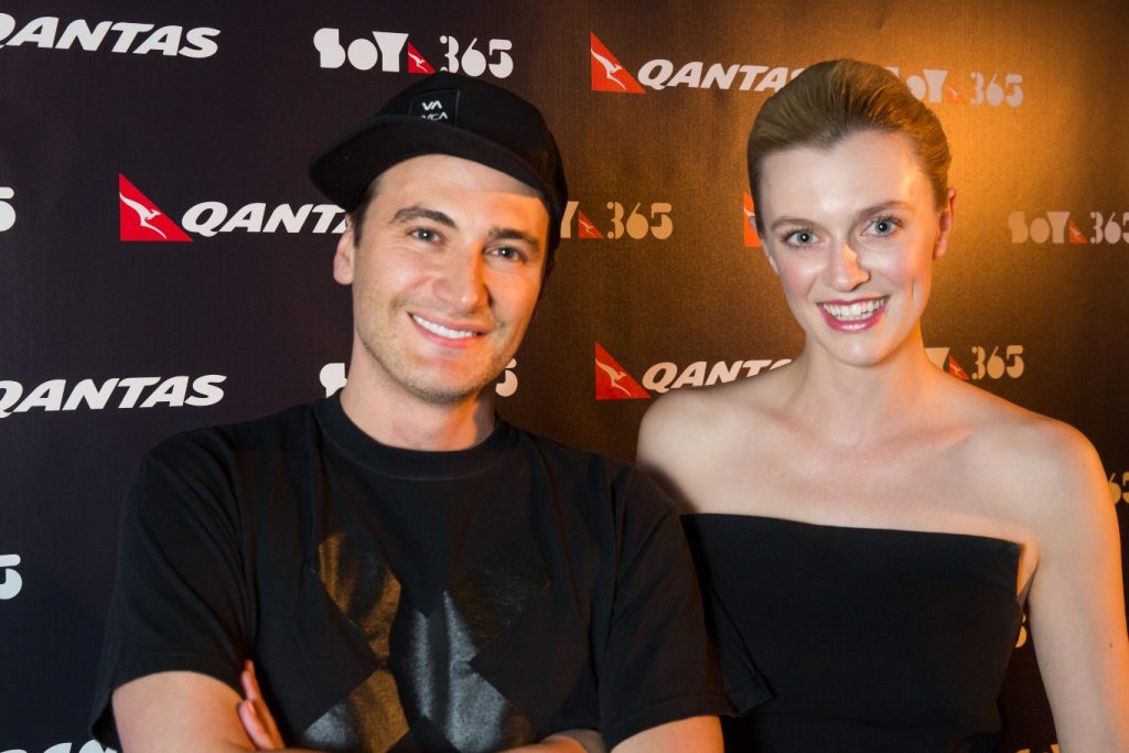 Film and Video Winner Gracie Otto with Mentor Robert Luketic