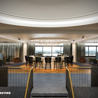 Introducing Qantas’ new premium lounge at London Heathrow. Opening early 2017 Image 1