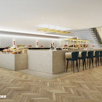 Introducing Qantas’ new premium lounge at London Heathrow. Opening early 2017 image 2